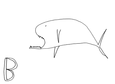 B comme Baleine - Mat�o, 4 ans -- 31/10/07