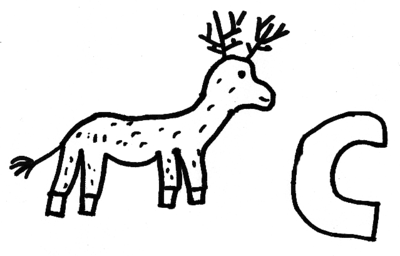 C comme Cerf - Antonin, 8 ans -- 09/10/07