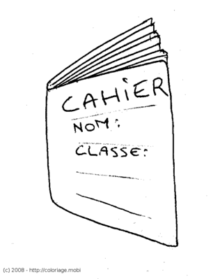 Un cahier -- 01/09/08