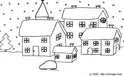 Maisons sous la neige -- 26/12/06