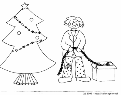 Mobi d�core son sapin de No�l -- 21/12/06
