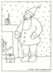 Le P�re No�l d�pose les cadeaux pr�s de la chemin�e -- 14/12/06