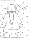 Le P�re No�l sous la neige -- 23/12/06
