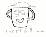Concours d'anticoloriage - Tasse - Thomas 8 ans -- 24/06/07